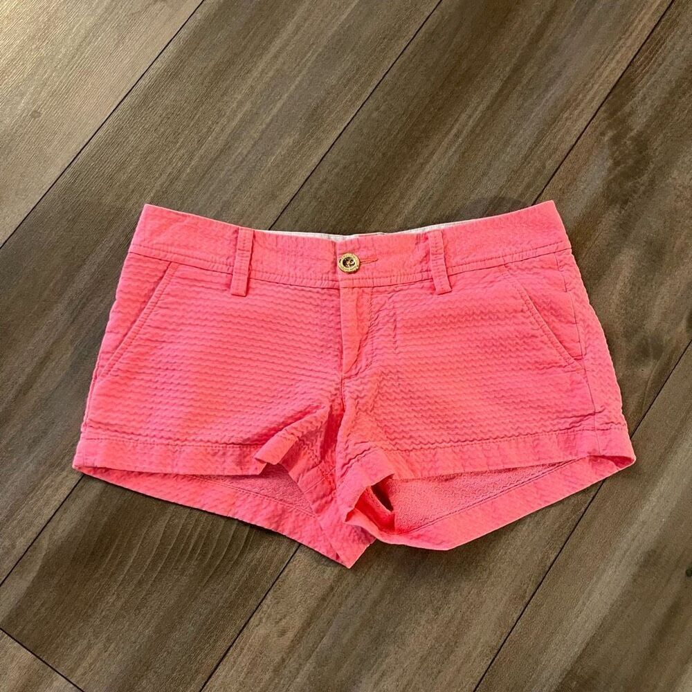 Lilly Pulitzer Pink Chino Casual Shorts‎ Women 2